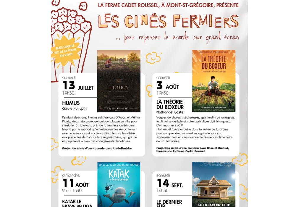 Les cinés fermiers