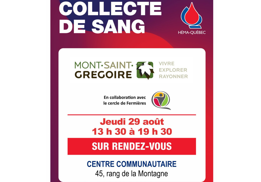 Collecte de sang Héma-Québec