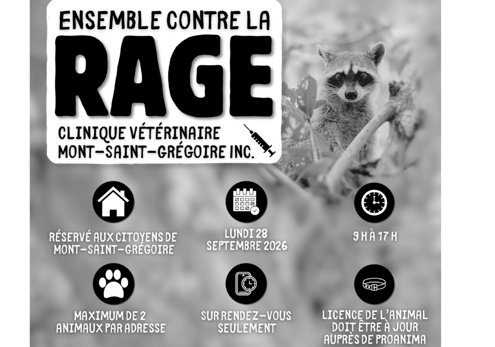 Campagne de vaccination des chiens et des chats contre la rage