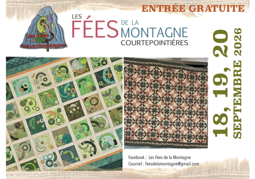 Exposition de courtepointes - Les Fées de la Montagne
