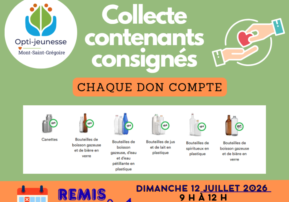 Collecte de contenants consignés