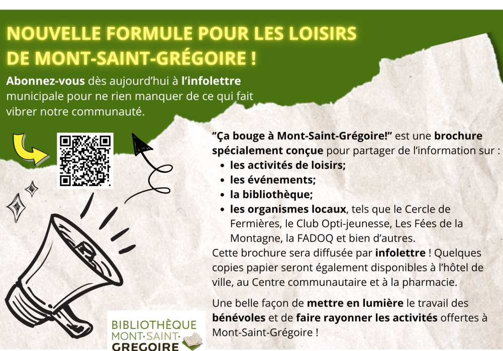 Nouvelle formule pour les loisirs de la Municipalité Nouvelle formule pour les loisirs de la Municipalité