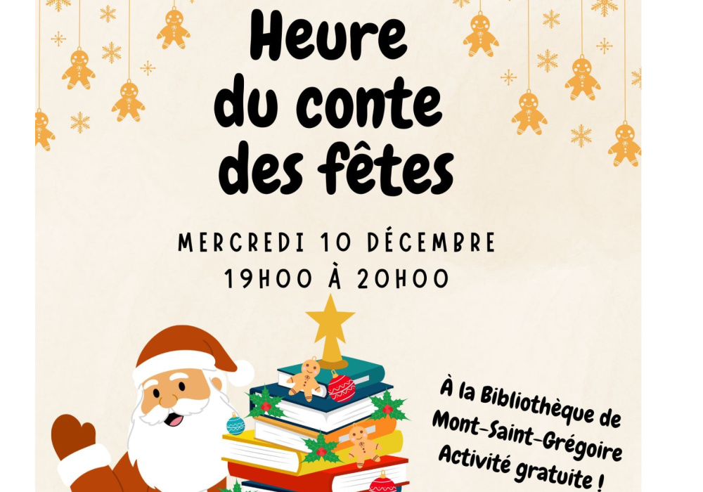 Heure du conte à la bibliothèque | Noël 