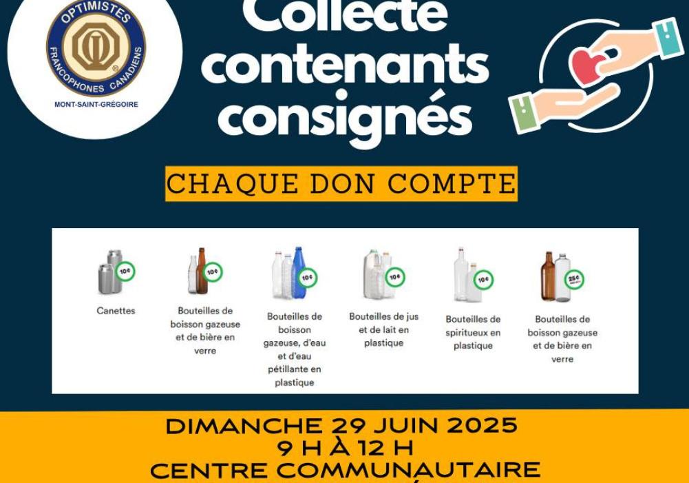 Collecte de contenants consignés
