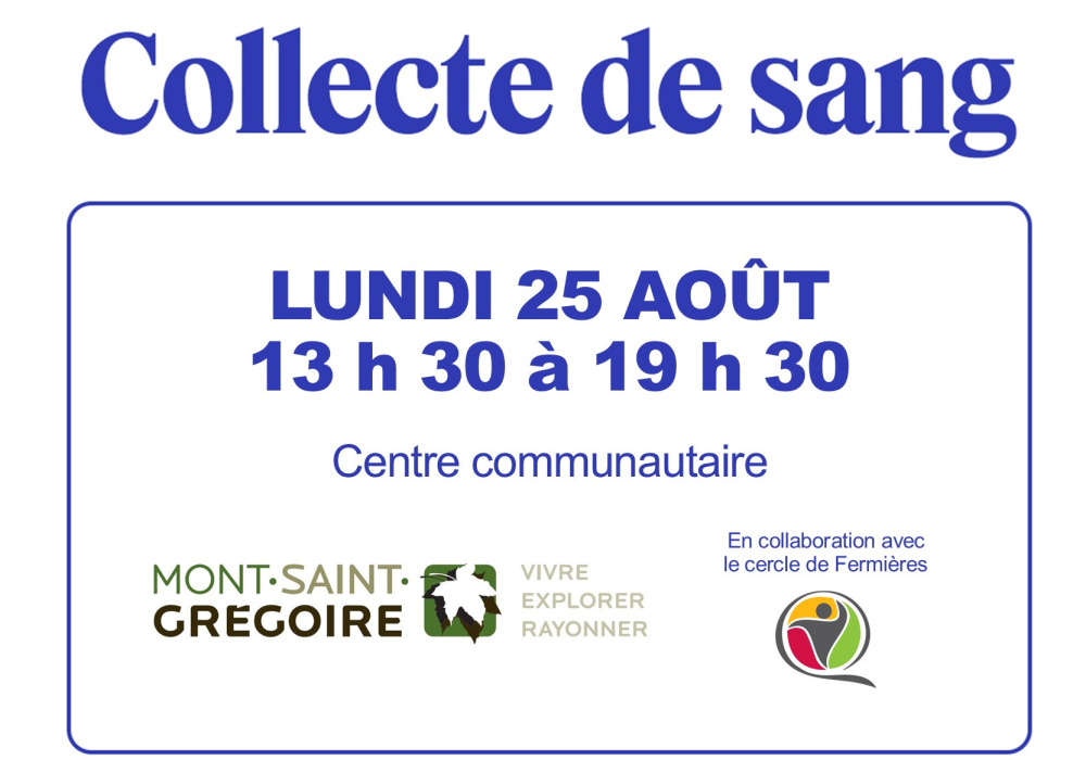 Collecte de sang Héma-Québec