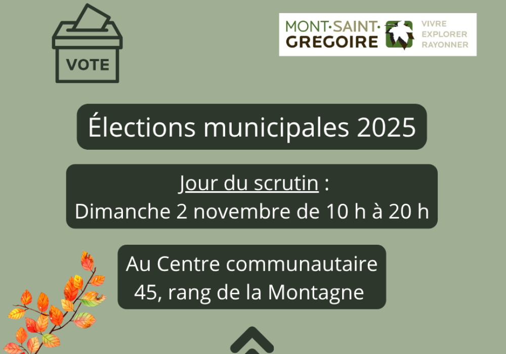 Élections municipales 2025