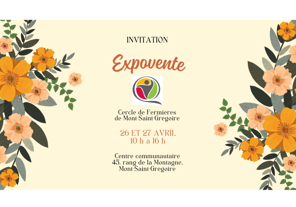 Expovente du Cercle de fermières