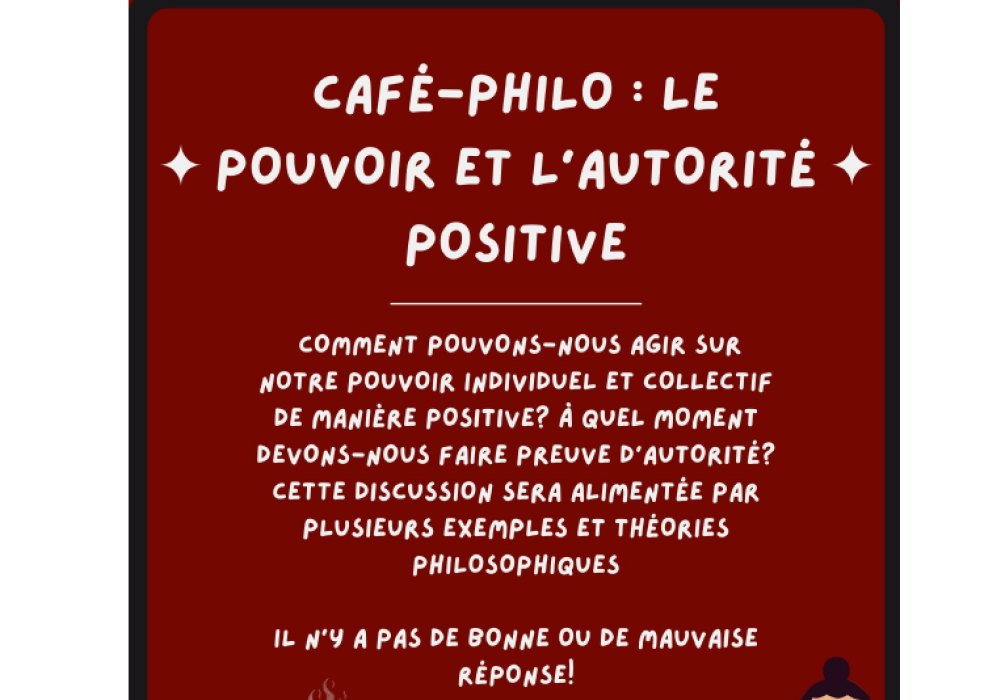 Café-rencontre | Café-philo : le pouvoir et l’autorité positive