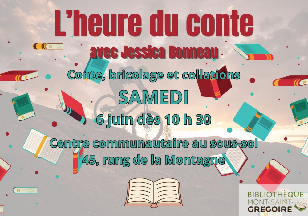 Heure du conte à la bibliothèque | Juin 2026