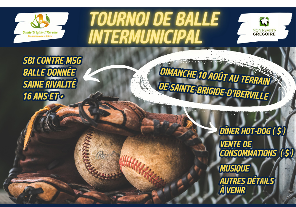 Tournoi de baseball intermunicipal