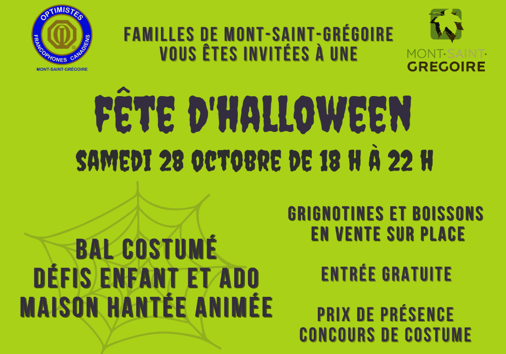 Fête d’halloween 