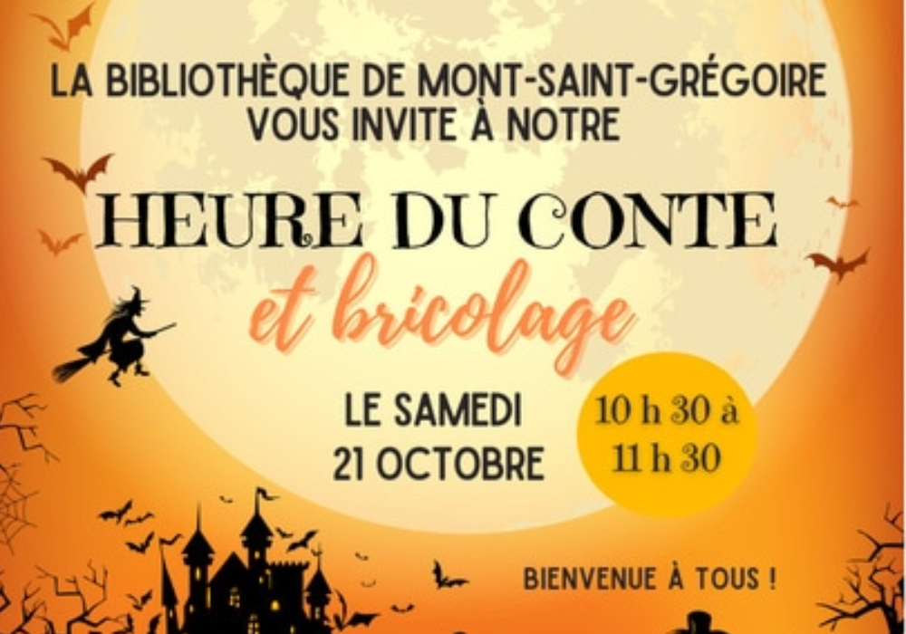 Heure du conte et bricolage