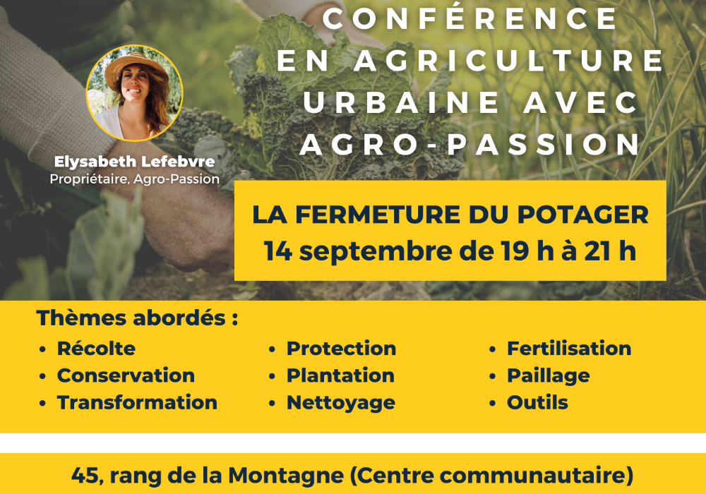 Conférence Agro-passion